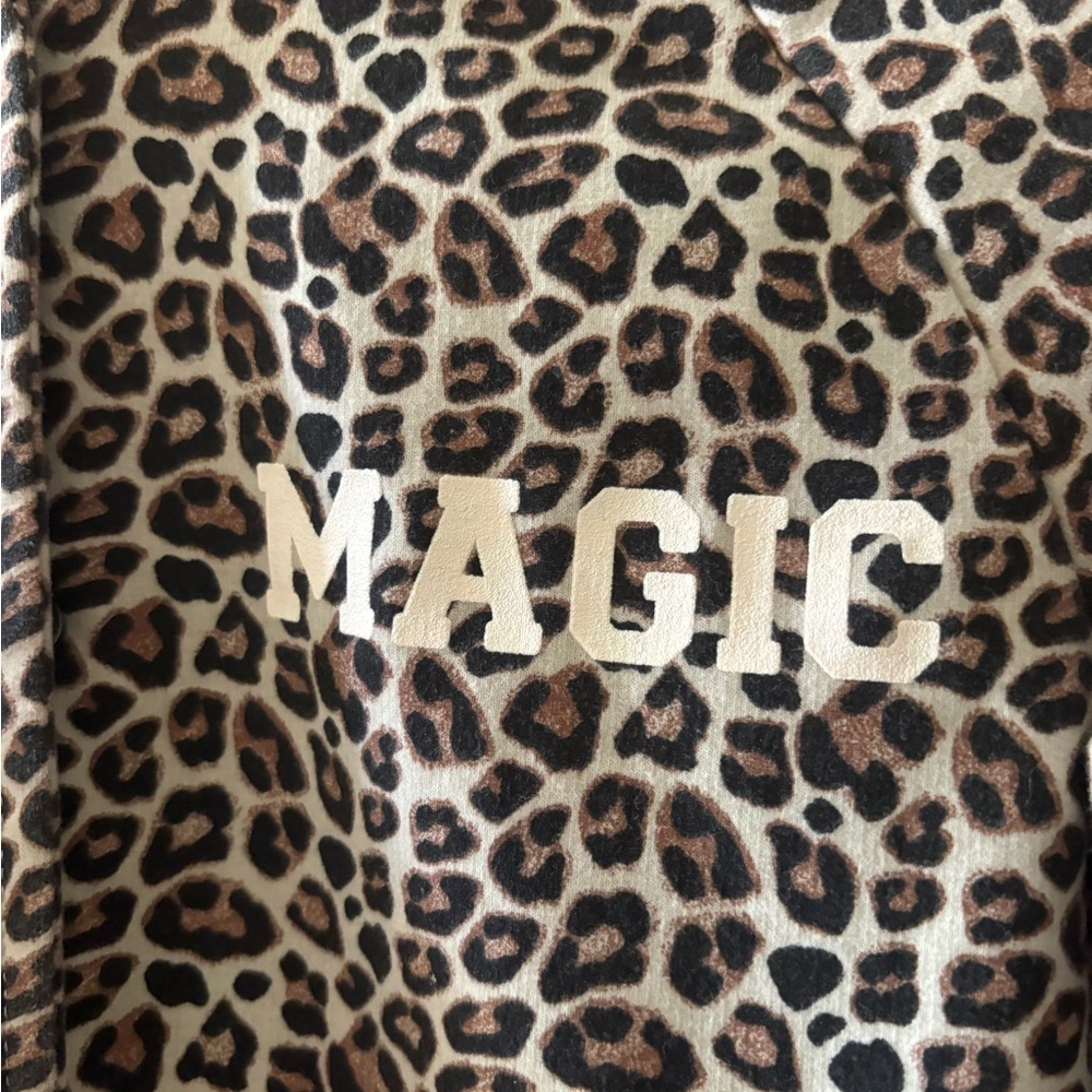 ZARA Kids Leopard Jacket Size 10 “Magic” Graphic - Picture 2 of 8